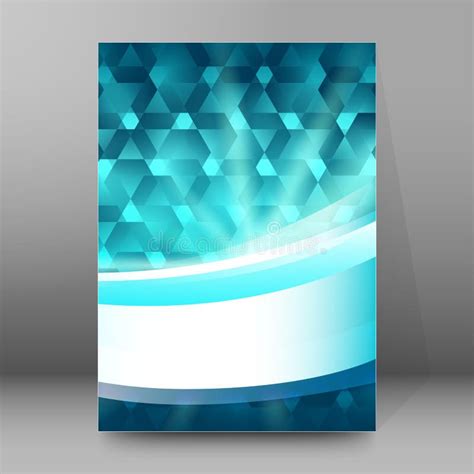 Background Report Brochure Cover Pages A4 Style Abstract Glow53 Stock ...