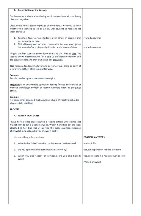 DETAILED LESSON PLAN IN ENGLISH GRADE 10