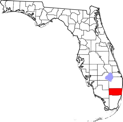Image: Map of Florida highlighting Broward County
