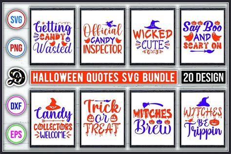 Halloween Quotes SVG Bundle Bundle · Creative Fabrica