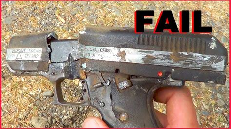 Funny Gun Fails Stupid People With Guns #4 - YouTube