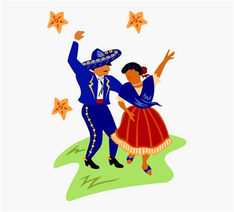 Transparent Salsa Dance Clipart - Transparent Mexican Dance Clipart, HD Png Download ...