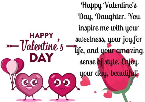 40+ Happy Valentines Day Daughter Wishes and Cards