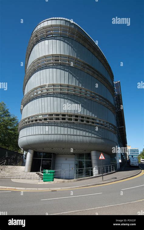 Modern building housing the faculty of health and medical sciences on the Stag Hill Campus ...