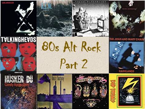 Best Alternative Albums of the 80s : Part 2 - Good Thunder Music