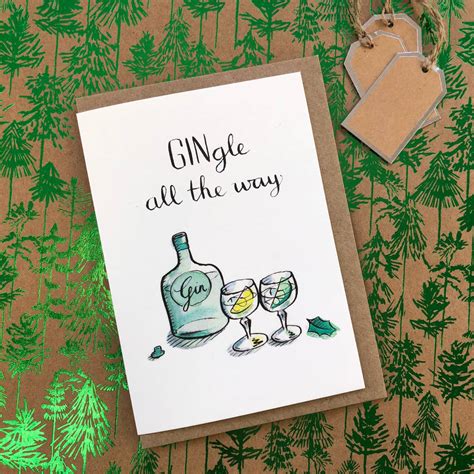 Gingle All The Way Christmas Card By Have a Gander