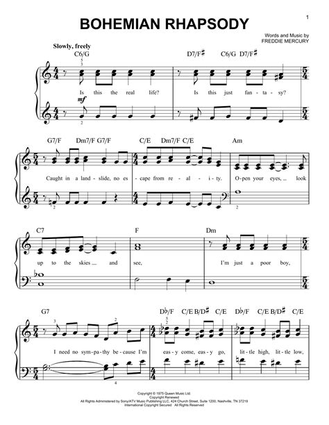 Bohemian Rhapsody | Sheet Music Direct