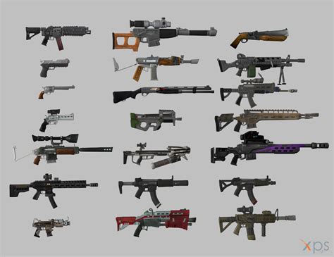 Fortnite Weapons (Part 1) by VasiaKlimov on DeviantArt