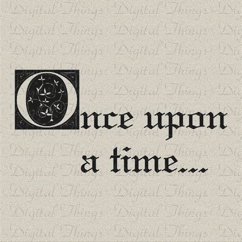 Once Upon A Time Fairy Tale Quote Printable Digital Download | Etsy