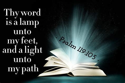 Psalms 119:105 - Thy Word is a Lamp