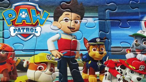 Paw Patrol Jigsaw Puzzle Toys Rompecabezas De Nick Jr Puzzles Game For Kids Nickelodeon - YouTube