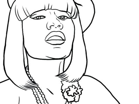 Nicki Minaj Coloring Pages at GetColorings.com | Free printable ...