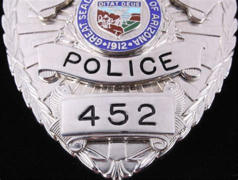 Sergeant Flagstaff Arizona Police Badge This is a