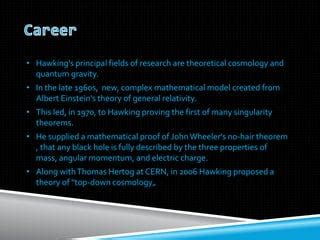 Stephen hawking | PPT