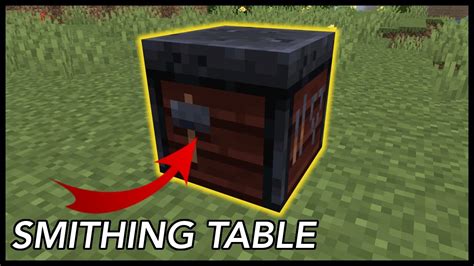 How To Use Smithing Table In Minecraft? - YouTube