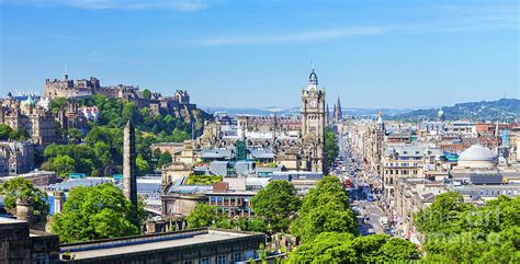 Edinburgh city skyline, Scotland Photograph by Neale And Judith Clark ...