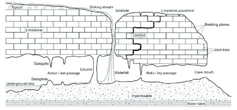 2 Schematic diagram of cave formation (Illustration Thorsten Kahlert) | Download Scientific Diagram