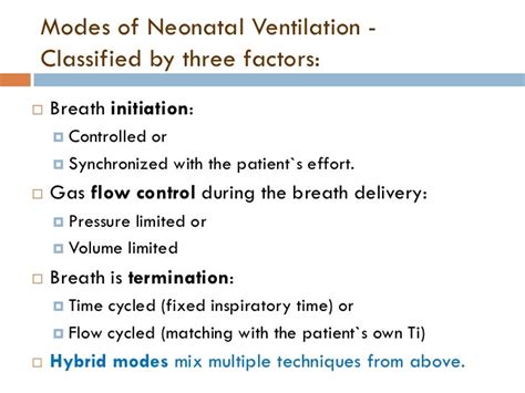 Basics of neonatal ventilation 1