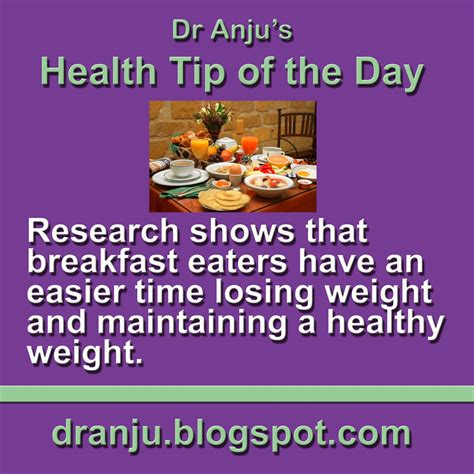 Dr Anju's Health Tips: Health Tip of The Day - 16th Jan.