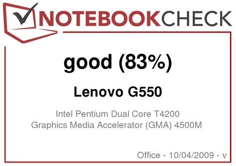 Review Lenovo G550 Notebook - NotebookCheck.net Reviews