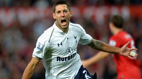 Clint Dempsey was pleased to score his first goal for Tottenham Hotspur ...