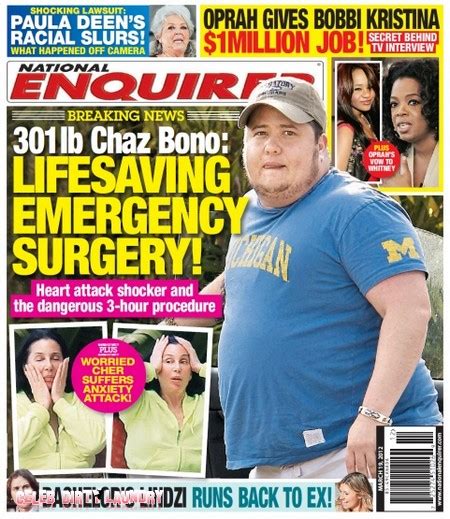 Chaz Bono Emergency Surgery After Heart Attack (Photo) | Celeb Dirty ...