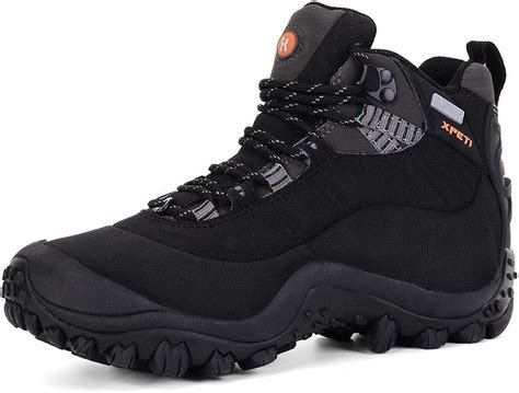 XPETI Thermator Women's Waterproof Hiking Boots Black Size: 8.5 UK: Amazon.co.uk: Shoes & Bags