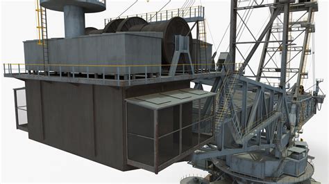 Bagger 293 Bucket Wheel Excavator Rigged 3D Model $259 - .max - Free3D