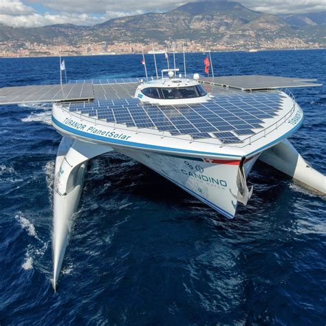 Solar-Powered Catamaran