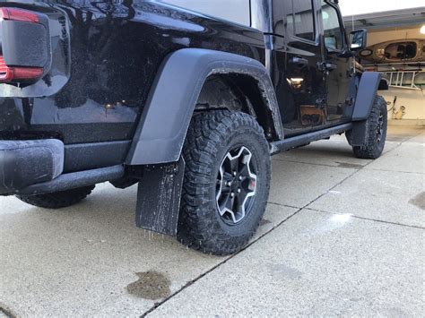 I installed Front & Rear RokBlokz.com mud flaps on my 2021 Gladiator Rubicon I love them easy to ...