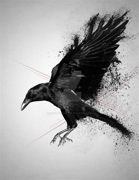 Pin by Raven G on tattoos | Raven tattoo, Crow tattoo, Crow tattoo design