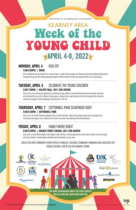 Kearney Area Week of the Young Child events scheduled for April 4-8 – UNK News