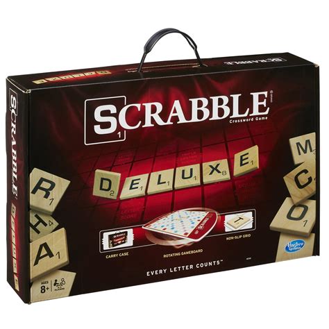 Scrabble Deluxe Edition Game - Buy Online in UAE. | Toys And Games ...