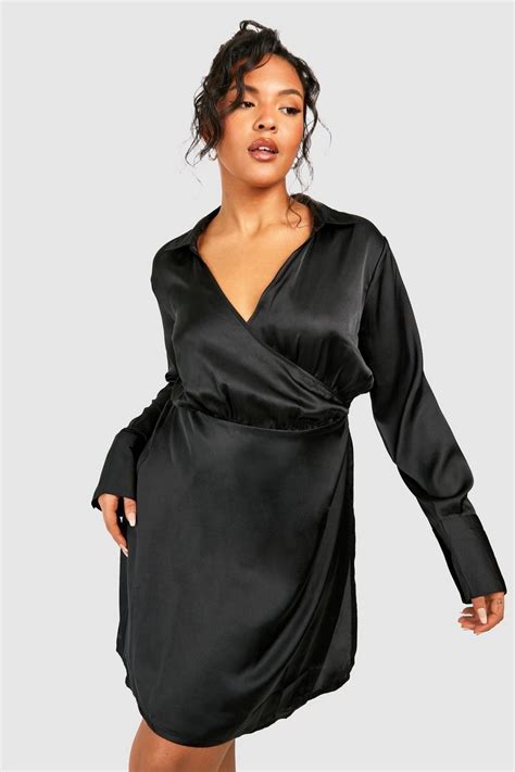 Plus Size Wrap Dresses | Plus Size Wrap Dresses | boohoo USA