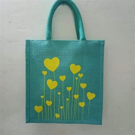 Printed Stylish Jute Shopping Bags, Size: 12 X 16 Inch at Rs 78/piece ...