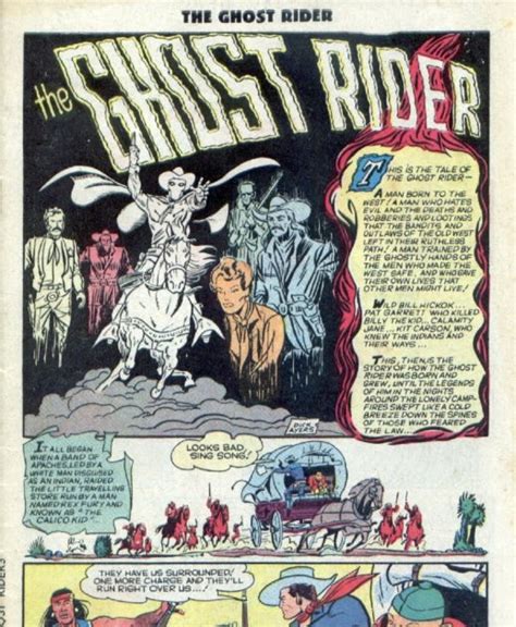 Western Comics Adventures: THE ORIGINAL GHOST RIDER "Origin"