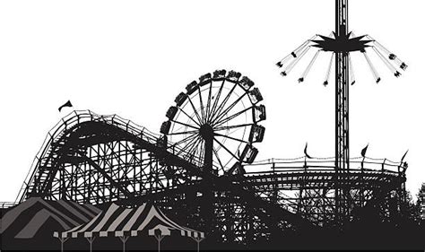 2,600+ Amusement Park Silhouettes Stock Photos, Pictures & Royalty-Free Images - iStock