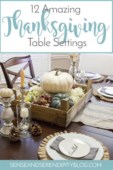 12 Amazing Thanksgiving Table Settings | Sense & Serendipity