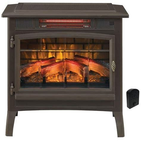 Duraflame 3D Infrared Electric Fireplace Stove with Remote Control ...