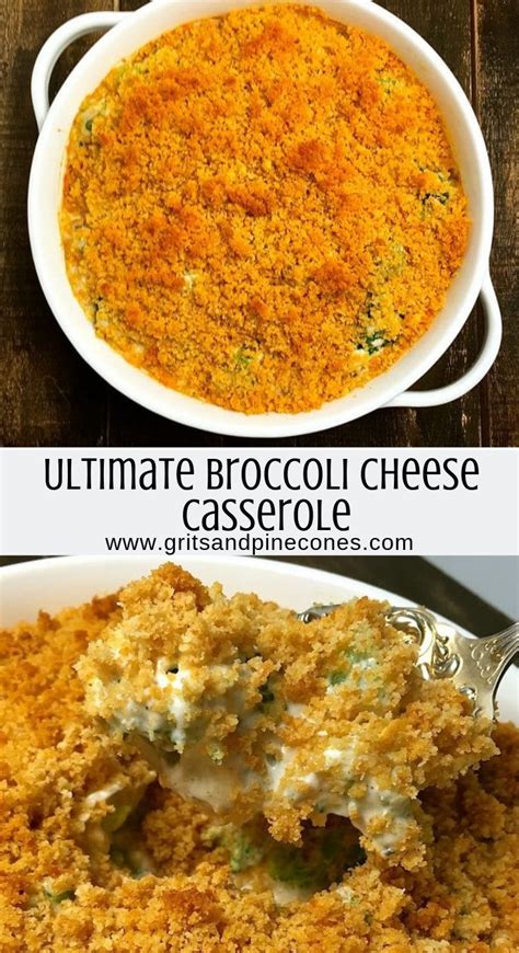 Easy Broccoli Cheese Casserole with Ritz Crackers | Recipe | Comfort ...