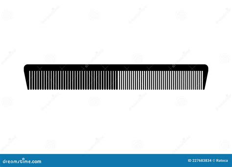 Creative Design of Hair Comb Draw Stock Vector - Illustration of ...