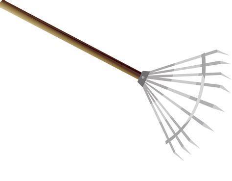 Rake PNG transparent image download, size: 4245x3313px