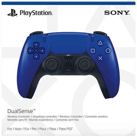 PlayStation 5 Cobalt Blue Dualsense Wireless Controller | Smyths Toys ...