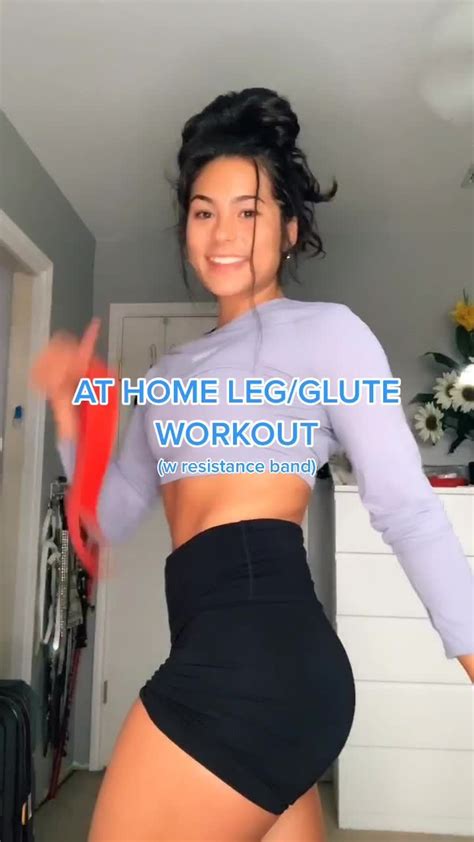 Elena Stavinoha on TikTok | Leg and glute workout, Glutes workout, Workout