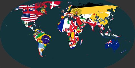 World Map made of flags - 1914 [5082x2581] : MapPorn