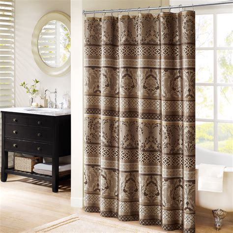 brown shower curtain - Small Living Room Ideas: 6 Ways To Maximise ...