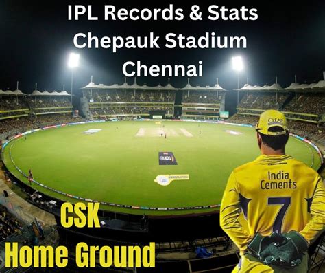 MA Chidambaram (Chepauk) Stadium IPL Records & Stats