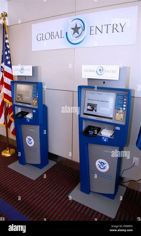 Global Entry Kiosk Machines-Denver Stock Photo - Alamy