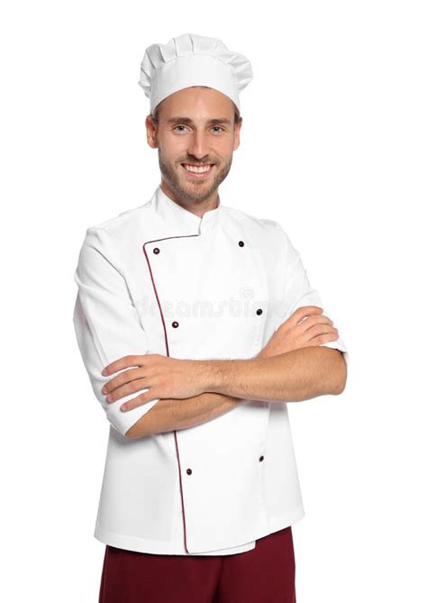 Professional Chef Wearing Uniform Stock Image - Image of occupation ...