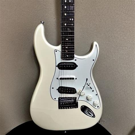 white fender stratocaster | OpenArt